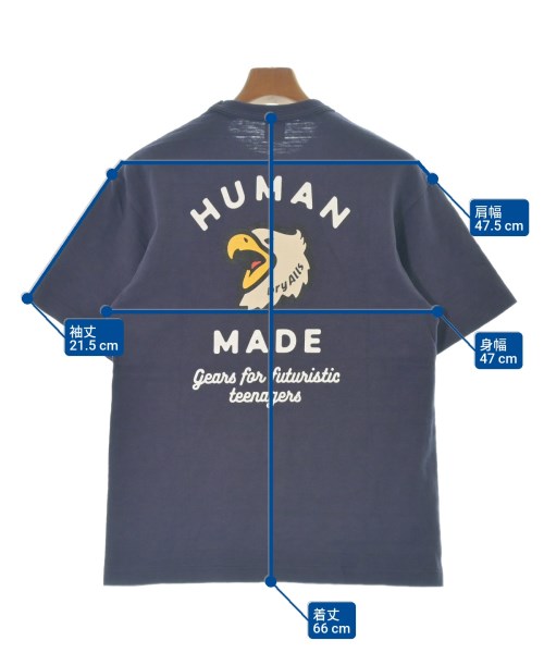 HUMAN MADE（ヒューマンメイド）Tシャツ・カットソー 紺 サイズ:M メンズ/2200686139027