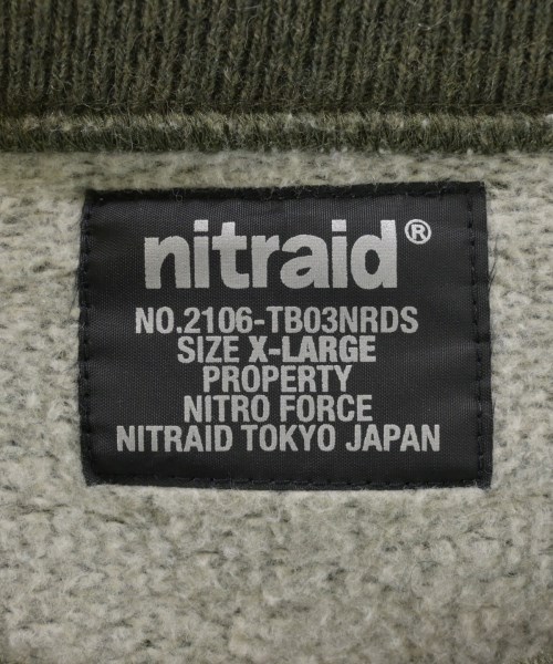nitraid（ナイトレイド）スウェット カーキ サイズ:XL メンズ/2200609853115