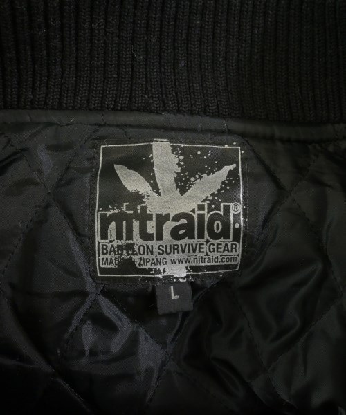 nitraid（ナイトレイド）スタジャン 黒 サイズ:L メンズ/2200703675422
