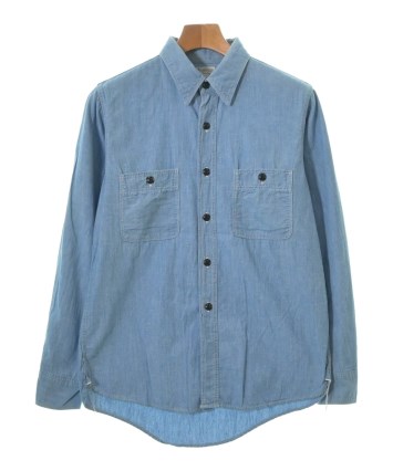 希少サイズ✨️ ATLAST&CO アットラスト ツイルシャツ 16ハーフ ATLAST ＆ CO(アットラスト) WORK SHIRTワークシャツ ブラウン