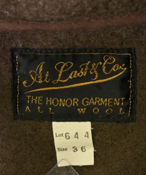 ATLAST & CO（アットラスト）ピーコート 茶 サイズ:36(XS位) メンズ/2200639902012