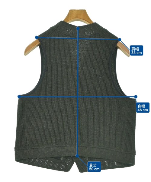 ATLAST & CO（アットラスト）ベスト カーキ サイズ:40(M位) メンズ/2200646265094