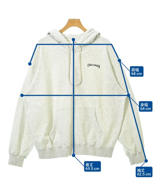 CHALLENGER（チャレンジャー）パーカー グレー サイズ:L メンズ/2200612990012