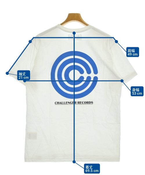 CHALLENGER（チャレンジャー）Tシャツ・カットソー 白 サイズ:XL メンズ/2200713550054