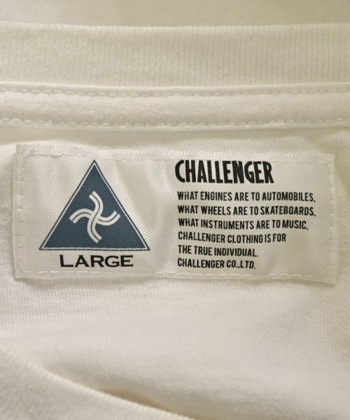 CHALLENGER（チャレンジャー）Tシャツ・カットソー 白 サイズ:L メンズ/2200648918189