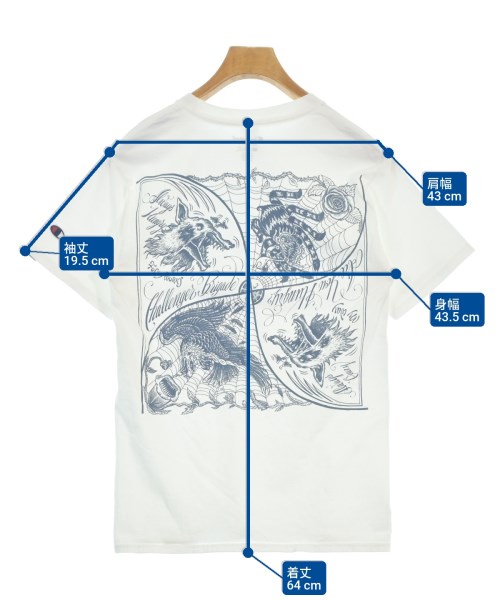 CHALLENGER（チャレンジャー）Tシャツ・カットソー 白 サイズ:S メンズ/2200685801291