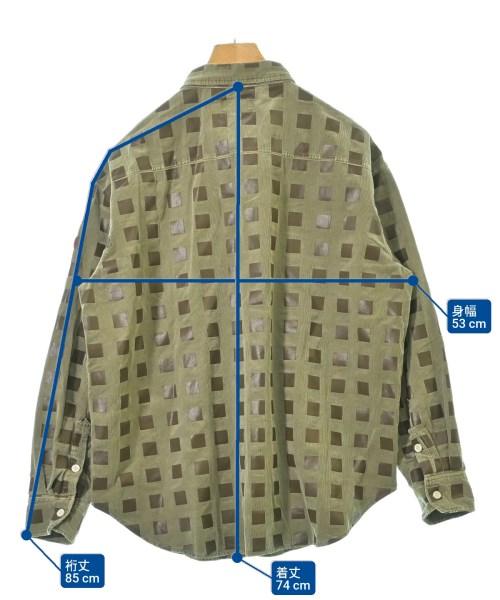 C.E（シーイー）カジュアルシャツ カーキ サイズ:S メンズ/2200614045086