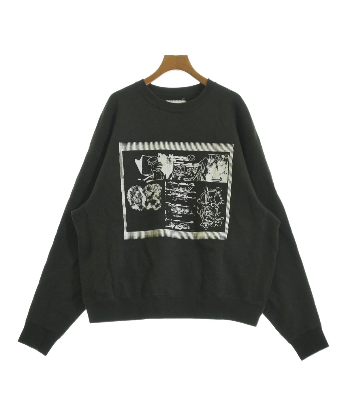 C.E シーイー スウェット L カーキ 【古着】【中古】【送料無料】 C.E（シーイー）スウェット カーキ サイズ:L メンズ/2200656449095