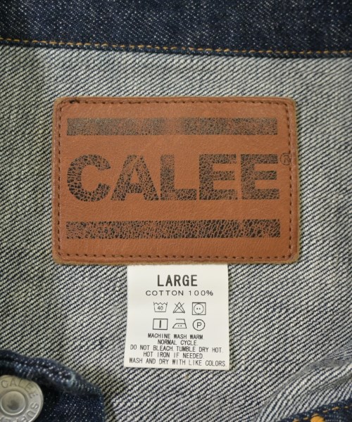 CALEE（キャリー）デニムジャケット 紺 サイズ:L メンズ/2200711313118