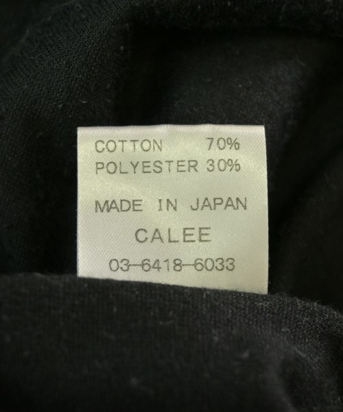 CALEE（キャリー）Tシャツ・カットソー 黒 サイズ:M メンズ/2200725087043