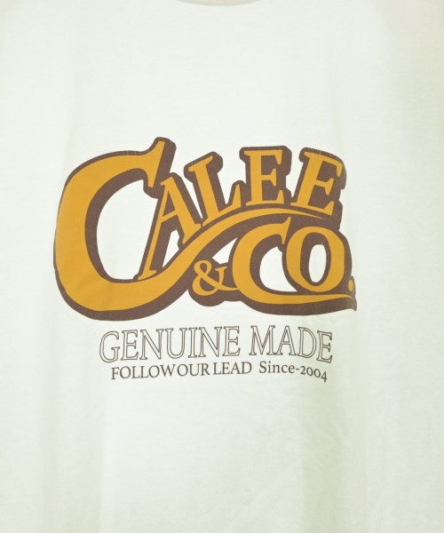 CALEE（キャリー）Tシャツ・カットソー 白 サイズ:XXL メンズ/2200683432176