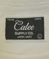 CALEE（キャリー）Tシャツ・カットソー 白 サイズ:L メンズ/2200685623114