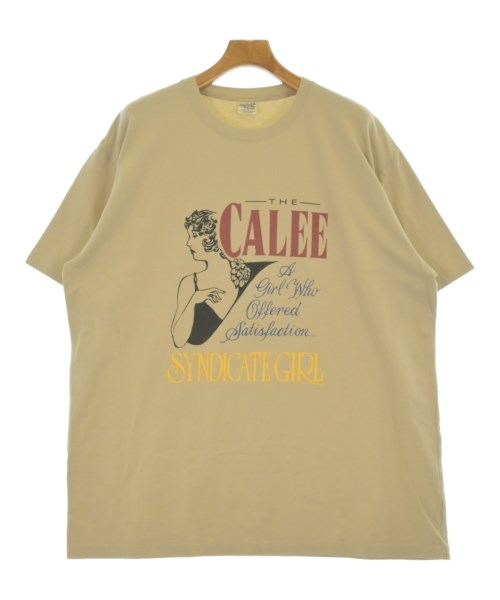 CALEE(キャリー)Tシャツ・カットソー ベージュ サイズ:XXL/2200685801048