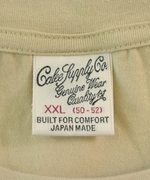 CALEE（キャリー）Tシャツ・カットソー ベージュ サイズ:XXL メンズ/2200685801048