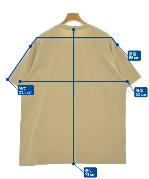 CALEE（キャリー）Tシャツ・カットソー ベージュ サイズ:XXL メンズ/2200685801048
