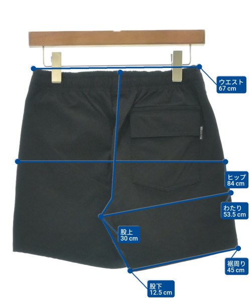 100 ATHLETIC（ワンハンドレッド　アスレチック）ショートパンツ 黒 サイズ:M メンズ/2200571621194