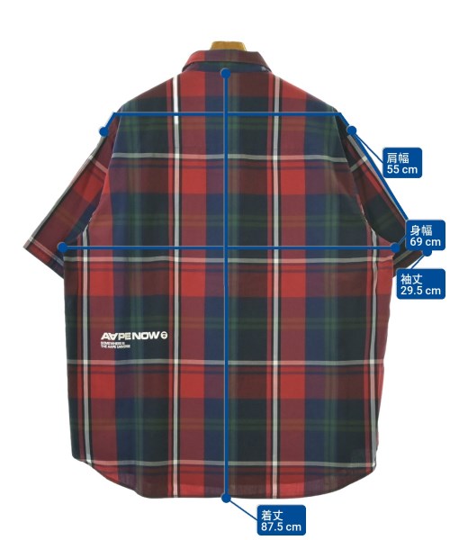 AAPE BY A BATHING APE（エーエイプバイアベイシングエイプ）カジュアルシャツ その他（柄物・カラフル） サイズ:XL メンズ/2200680908193
