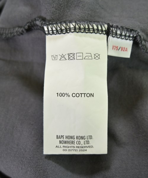 AAPE BY A BATHING APE（エーエイプバイアベイシングエイプ）Tシャツ・カットソー グレー サイズ:M メンズ/2200714054049