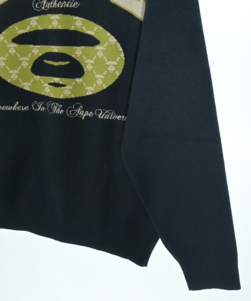 AAPE BY A BATHING APE（エーエイプバイアベイシングエイプ）ニット・セーター 紺 サイズ:M メンズ/2200715787014