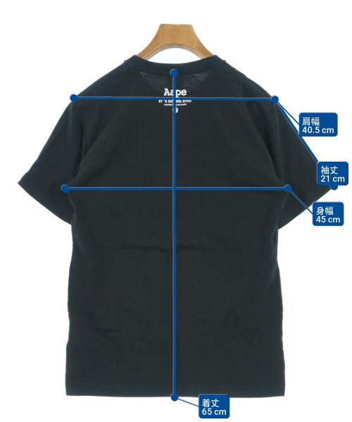 AAPE BY A BATHING APE（エーエイプバイアベイシングエイプ）Tシャツ・カットソー 黒 サイズ:S メンズ/2200703075123