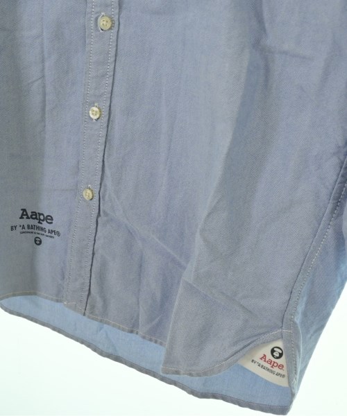 AAPE BY A BATHING APE（エーエイプバイアベイシングエイプ）カジュアルシャツ 青 サイズ:L メンズ/2200721047034