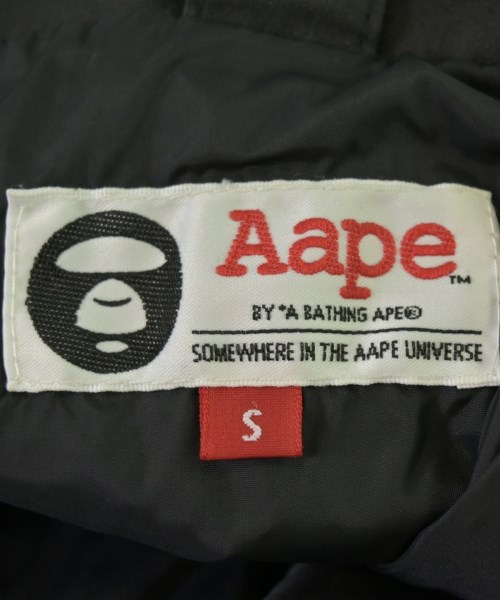 AAPE BY A BATHING APE（エーエイプバイアベイシングエイプ）ダウンコート 黒 サイズ:S メンズ/2200684784052