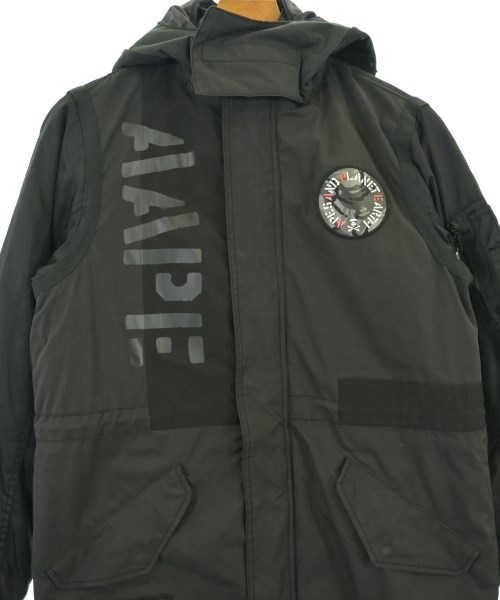AAPE BY A BATHING APE（エーエイプバイアベイシングエイプ）ダウンコート 黒 サイズ:S メンズ/2200684784052