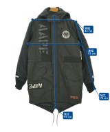 AAPE BY A BATHING APE（エーエイプバイアベイシングエイプ）ダウンコート 黒 サイズ:S メンズ/2200684784052
