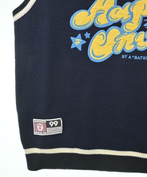 AAPE BY A BATHING APE（エーエイプバイアベイシングエイプ）ベスト 紺 サイズ:XS レディース/2200686050087