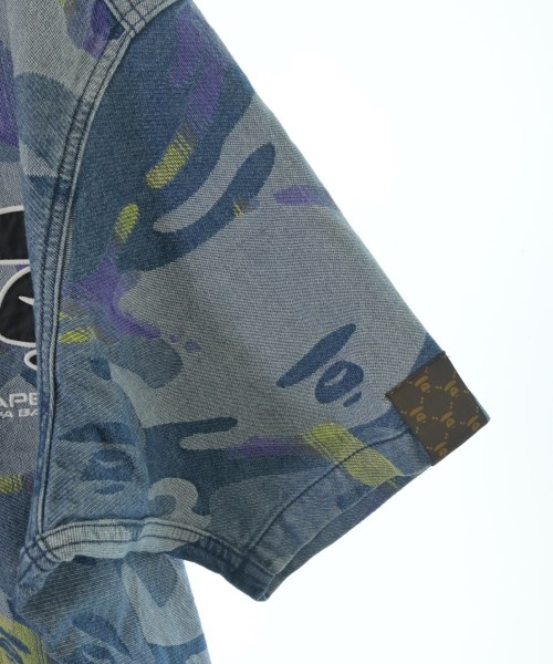 AAPE BY A BATHING APE（エーエイプバイアベイシングエイプ）カジュアルシャツ 紺 サイズ:L メンズ/2200691417035