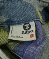 AAPE BY A BATHING APE（エーエイプバイアベイシングエイプ）カジュアルシャツ 紺 サイズ:L メンズ/2200691417035