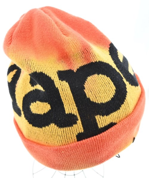 AAPE BY A BATHING APE（エーエイプバイアベイシングエイプ）ニットキャップ・ビーニー オレンジ サイズ:- メンズ/2200691417141