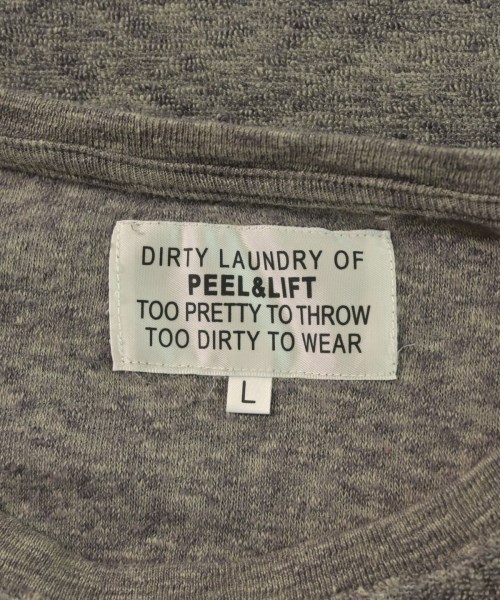 PEEL&LIFT（ピールアンドリフト）Tシャツ・カットソー グレー サイズ:L メンズ/2200626718022