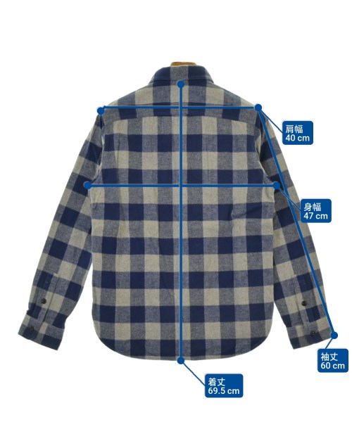 Deus ex Machina（デウスエクスマキナ）カジュアルシャツ 青 サイズ:S メンズ/2200630099018