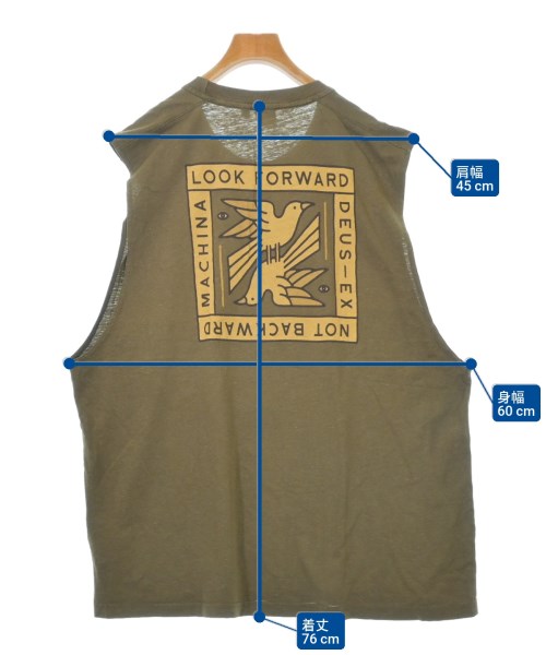 Deus ex Machina（デウスエクスマキナ）Tシャツ・カットソー カーキ サイズ:XXL メンズ/2200619916053