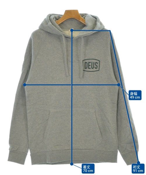 Deus ex Machina（デウスエクスマキナ）パーカー グレー サイズ:S メンズ/2200671963026