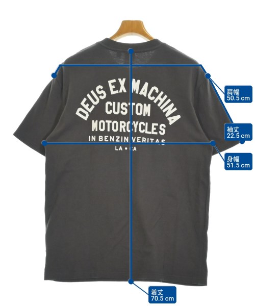 Deus ex Machina（デウスエクスマキナ）Tシャツ・カットソー グレー サイズ:S メンズ/2200692758069