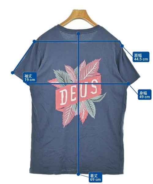 Deus ex Machina（デウスエクスマキナ）Tシャツ・カットソー 紺 サイズ:L メンズ/2200698174191