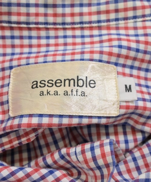 assemble a.k.a AFFA（アッセンブルエーケーエーエーエフエフエー）カジュアルシャツ 赤 サイズ:M メンズ/2200539060232