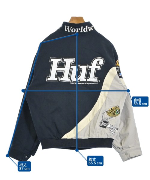HUF（ハフ）その他 紺 サイズ:M メンズ/2200621339048