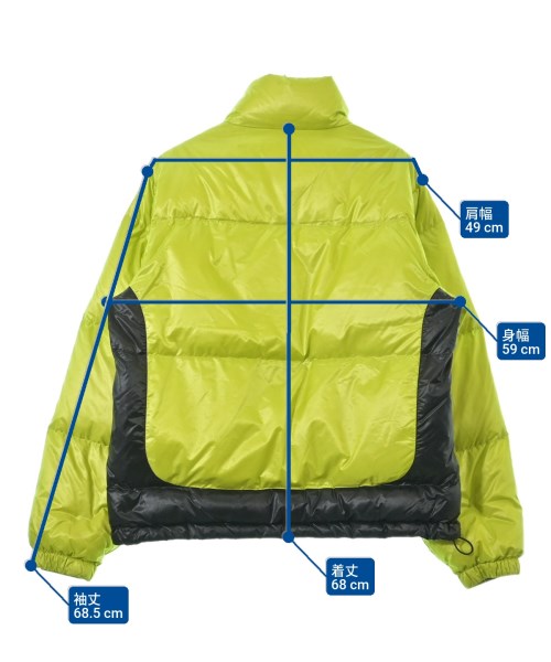 HUF（ハフ）ダウンジャケット/ダウンベスト 黄 サイズ:S メンズ/2200640171209