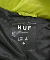 HUF（ハフ）ダウンジャケット/ダウンベスト 黄 サイズ:S メンズ/2200640171209