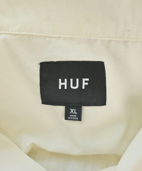 HUF（ハフ）カジュアルシャツ 白 サイズ:XL メンズ/2200640551049