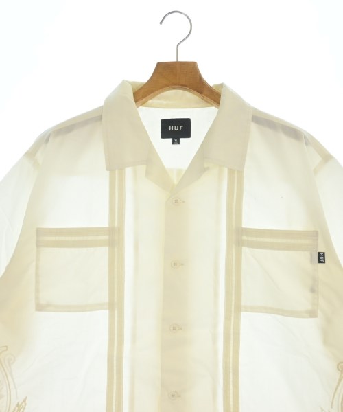 HUF（ハフ）カジュアルシャツ 白 サイズ:XL メンズ/2200640551049