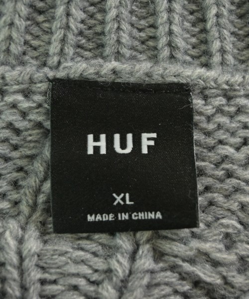 HUF（ハフ）ニット・セーター グレー サイズ:XL メンズ/2200640551056