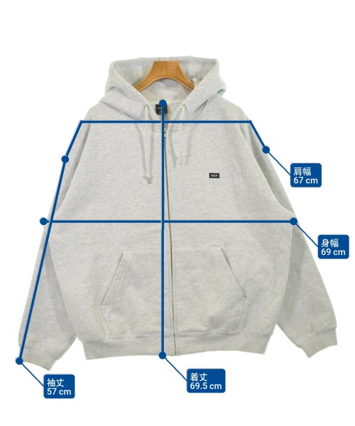 HUF（ハフ）パーカー グレー サイズ:XL メンズ/2200640551087