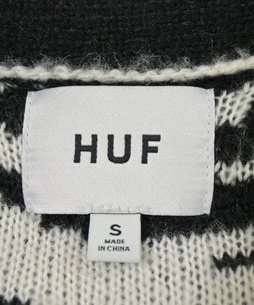 HUF（ハフ）カーディガン 黒 サイズ:S メンズ/2200617590026