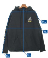 HUF（ハフ）パーカー 黒 サイズ:XL メンズ/2200619685010