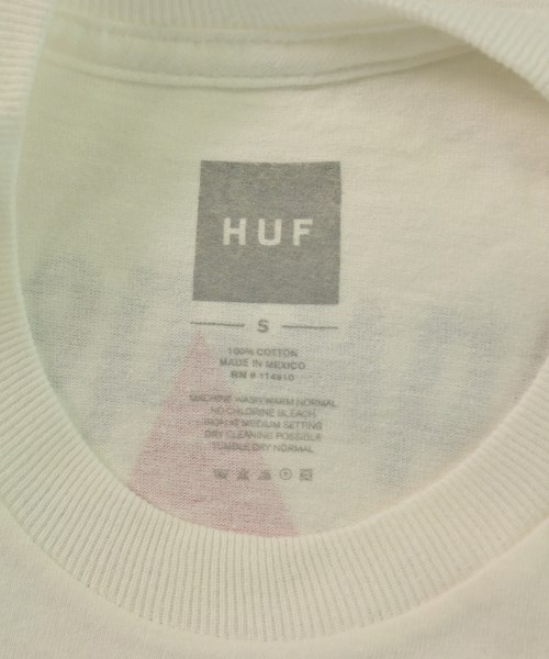 HUF（ハフ）Tシャツ・カットソー 白 サイズ:S メンズ/2200612503182