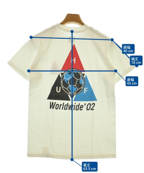 HUF（ハフ）Tシャツ・カットソー 白 サイズ:S メンズ/2200612503182